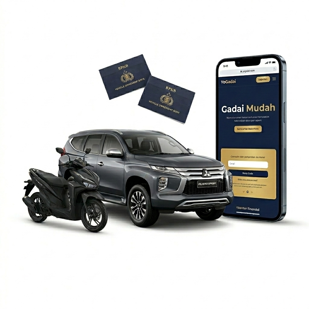 Mobil Mitsubishi Pajero dan Motor Honda Vario